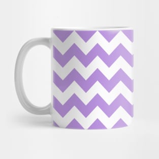 Purple Zigzag, Purple Chevron, Geometric Pattern Mug